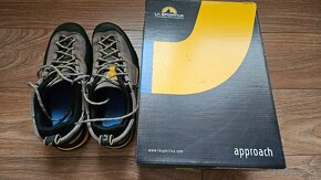 La SPORTIVA BOULDER X grey/yellow 43 1/3 - 4