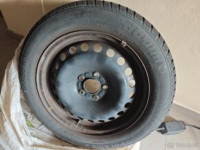 4 Plechove disky R16 a zimne pneu 205/55 r16 - 4