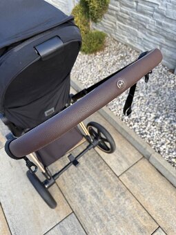 Predám Cybex Priam 4.0 black s rose gold podvozkom - 4