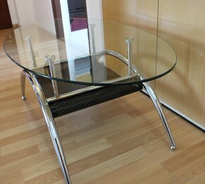 Sklenený konferenčný stolík - 4