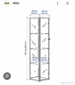 Sklenena vitrina, Ikea - 4