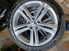 Predám kolesá R17 VW Mallory s pneu Continental 225/45 - 4