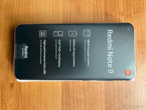 Predám mobilný telefón značky Xiaomi Redmi note 9 - 4