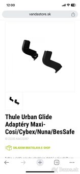 Predám doplnky na kočík Thule Urban Glide 2 - 4