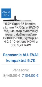 Panasonic EVA kamera - 4