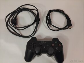 PS3 Slim 150GB + Ovládač + 5 hier - 75 € - 4