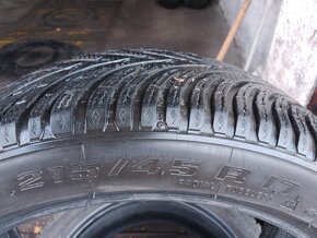 2x zimné pneumatiky 215/45 r17 - 4