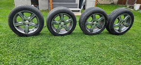 Predám elektrony na zimných gumach 195/55 R15 4x100 - 4