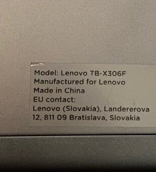 Tablet Lenovo Tab M10 HD IRON GREY 4gb+64gb - 4