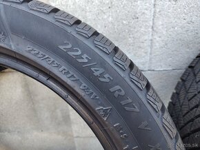 Predám zanovne zimné pneumatiky Matador 225/45 r17 - 4