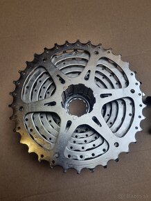 Kazeta Shimano + radenie SRAM - 4