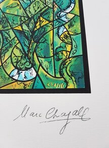 MARC CHAGALL - Issachar (1990) (Jeruz.okna) Zľava + Certi. - 4