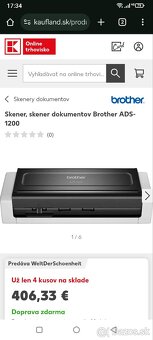 Prenosný scanner značky Brother model ADS-1200 - 4