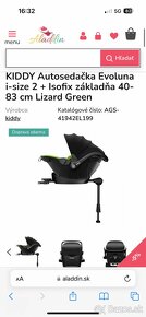 Kiddy evoluna i-size 2 Lizard green +isofix - 4