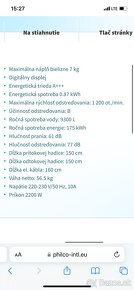 Vrchom plnená práčka PLD 1273 TL Philco - 4