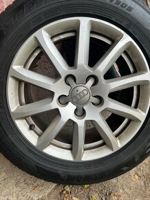 ✅ 16” Disky - originál AUDI + zimné pneu - 4