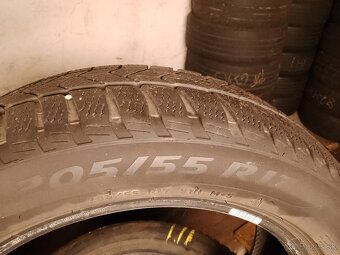 4x zimné pneumatiky 205/55 r17 - 4