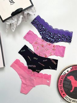 Victoria’s Secret PINK tanga nohavičky XS - 4