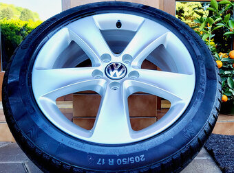 alu R17 5x112, pneu 205/50, orig. VW Passat, CC, EOS - 4