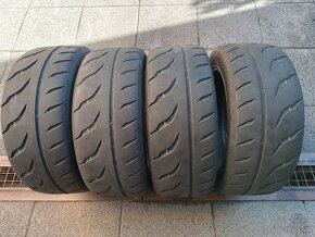 Semislick pneu 195/50r15 +alu disky 4x100 - 4