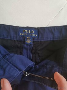 Detské tmavomodré šortky s opaskom zn. Ralph Lauren Polo. - 4