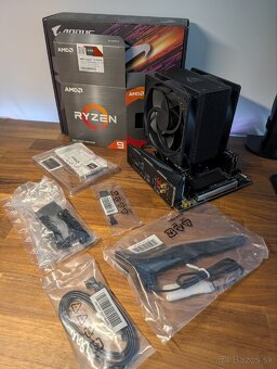 Ryzen 9 5950X, Gigabyte B550I AORUS PRO AX (ITX), 32GB RAM - 4