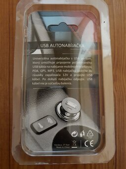 Predám nepoužívanú USB autonabíjačku - 4