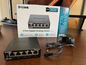 Switch - 5 Portov 1Gigabit - D-Link DGS-105 - 4