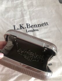 LK Bennett clutch silver-nude - 4
