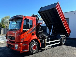 VOLVO FL240 rv.2010 SKLÁPAČ S3 + HYDRAULICKÁ RUKA HIAB 105-2 - 4