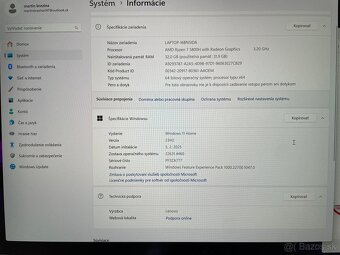 Herný Notebook Lenovo legion 5 PRO 16ACH6H - 4