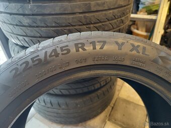 Predám prémiové pneumatiky 225/45 r17 Continental - 4