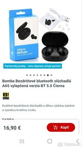 Bezdrôtové bluetooth slúchadlá - 4