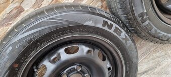 Predám letnu sadu 5x100 r14 et43/ 185/60 r14 Nexen /Hankook - 4