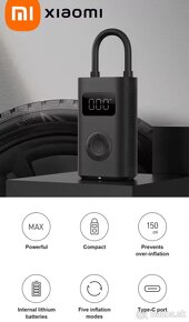 Kvalitný AKU Kompresor Xiaomi Pump 1S až 150PSI - 4