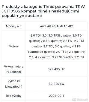 Tlmiče Nové Audi A6 - 4