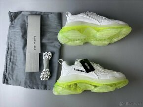 Balenciaga Triple S Clear Sole White/Green - 4