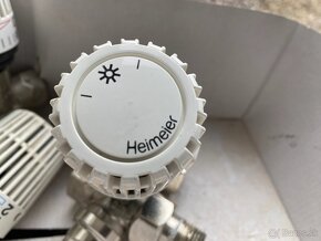 HEIMEIER termostatické hlavice + plus ventily na radiátor - 4