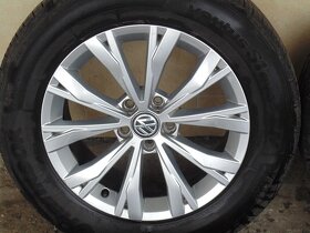 R17 5x112 Elektrony VW Tiguan II Škoda Superb s pneu Pěkné - 4