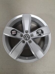 Alu disky R17 5x112 Et41 6.5J Volkswagen Seat Škoda Audi - 4