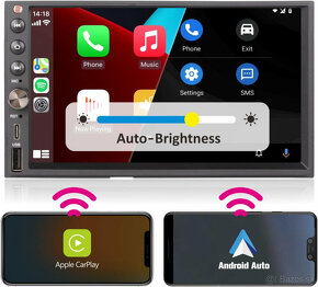 Autoradio 2DIN, wireless CarPlay & Android Auto - 4