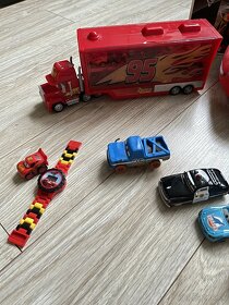 Cars kamion, auticka McQueen, hodinky - 4
