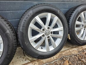 Zimná Sada Volkswagen +Zánovné Pneu 205/60 R16 Touran - 4