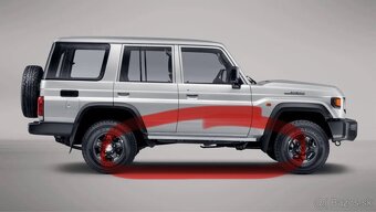 Toyota Land Cruiser J76 Bocne naslapy - 4