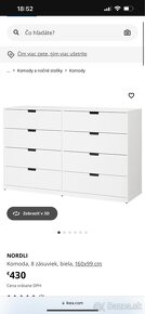 2 komoda Ikea Nordli - 4