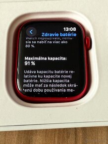 Predám Apple Watch 8 45mm RED Stav Nových hodiniek - 4