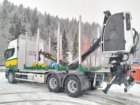 Scania R580 6x4 Lesovoz HR Loglift 125Z s kabínou - 4