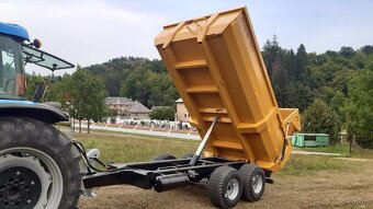 Traktorový náves,Príves,Vlek za traktor,Vlečka,Dumper 10t - 4