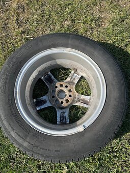 Alu disk škoda 5x100 letná Pneu 195/65 R15 - 4