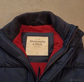 Abercrombie& Fitch tmavomodrá zimná - 4